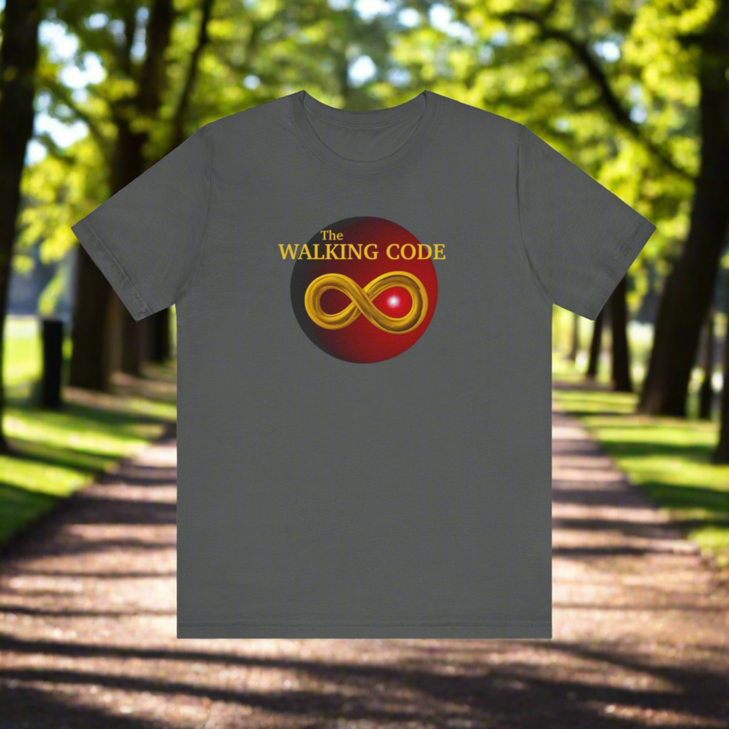 The Walking Code Logo Unisex Jersey Short Sleeve Tee