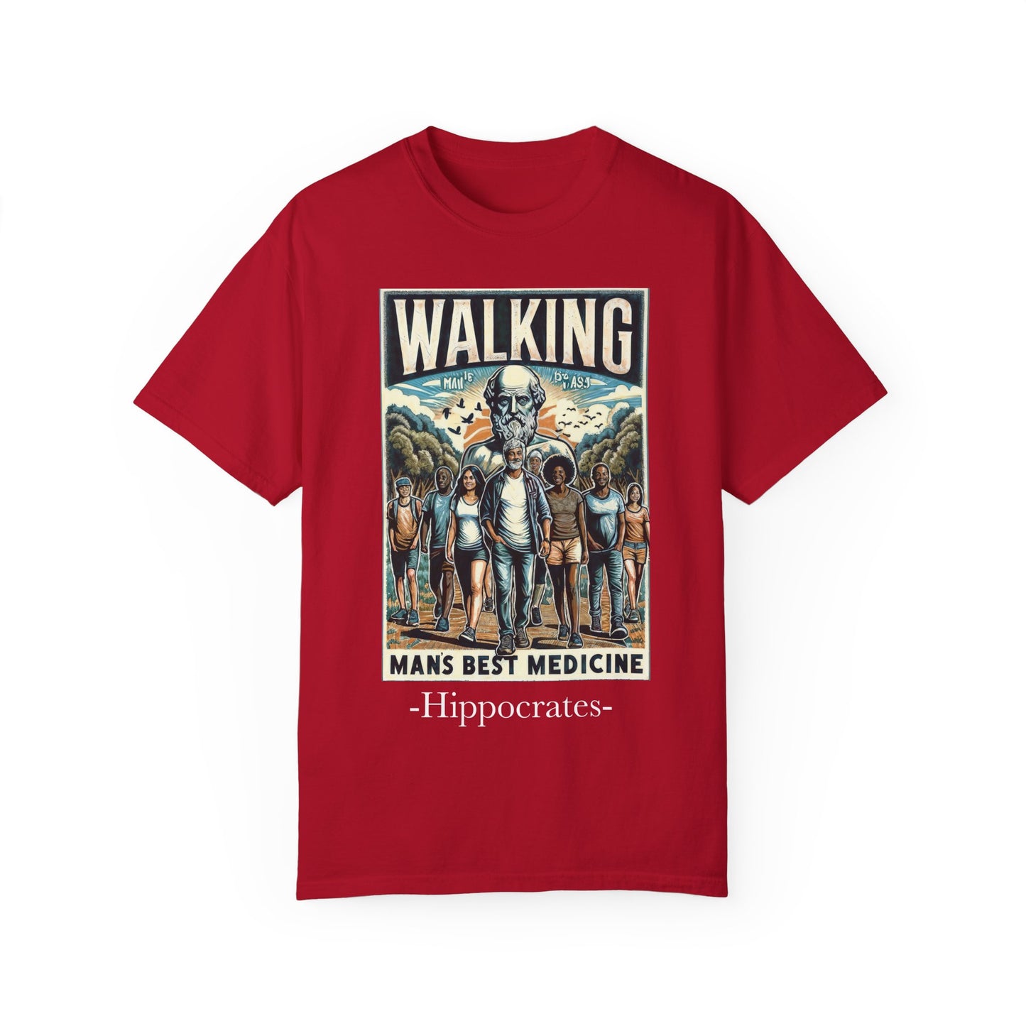 Walking: Man's Best Medicine Unisex T-Shirt