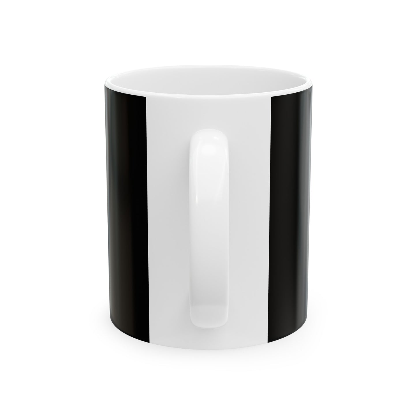 Walking Code TM Black Ceramic Mug, (11oz, 15oz)