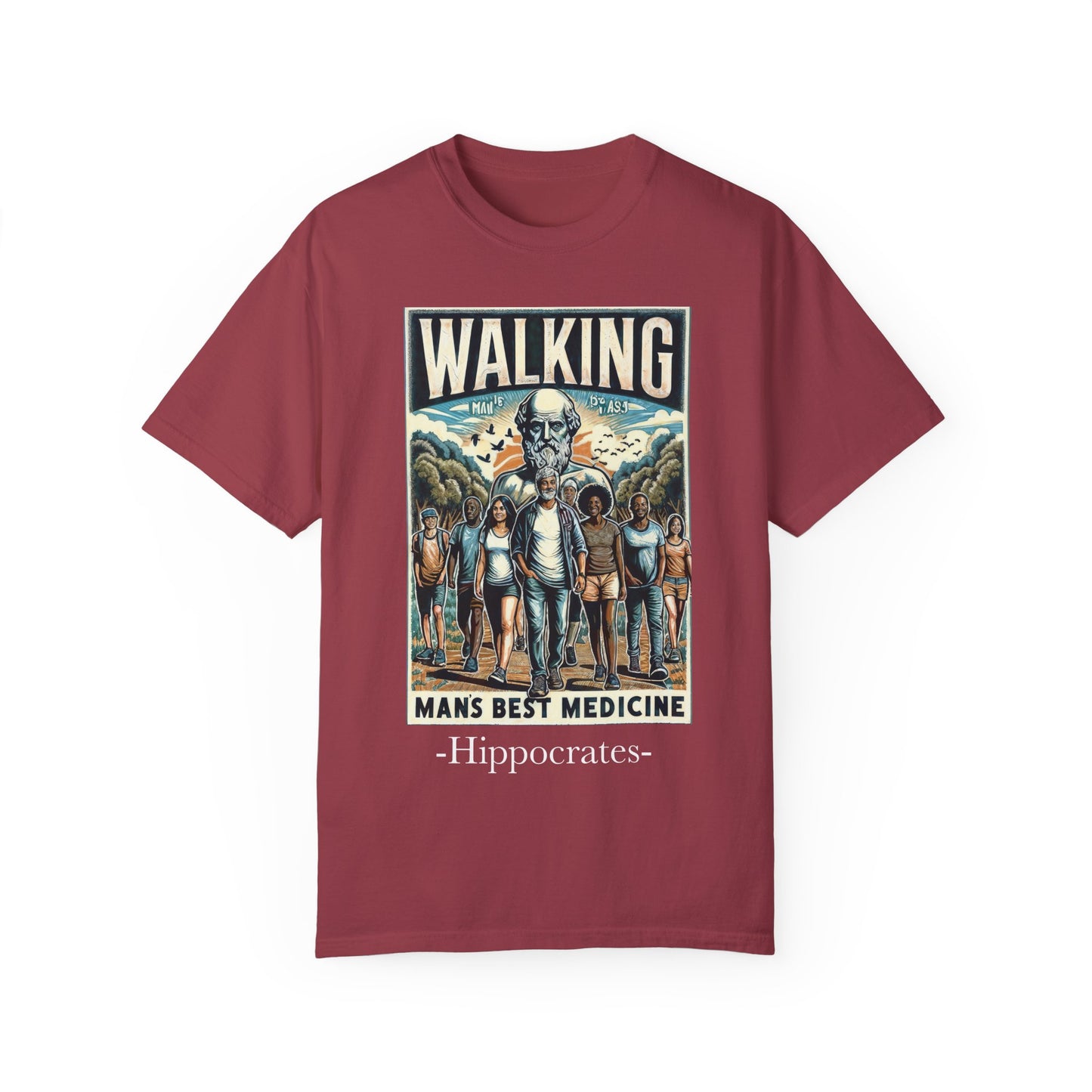 Walking: Man's Best Medicine Unisex T-Shirt