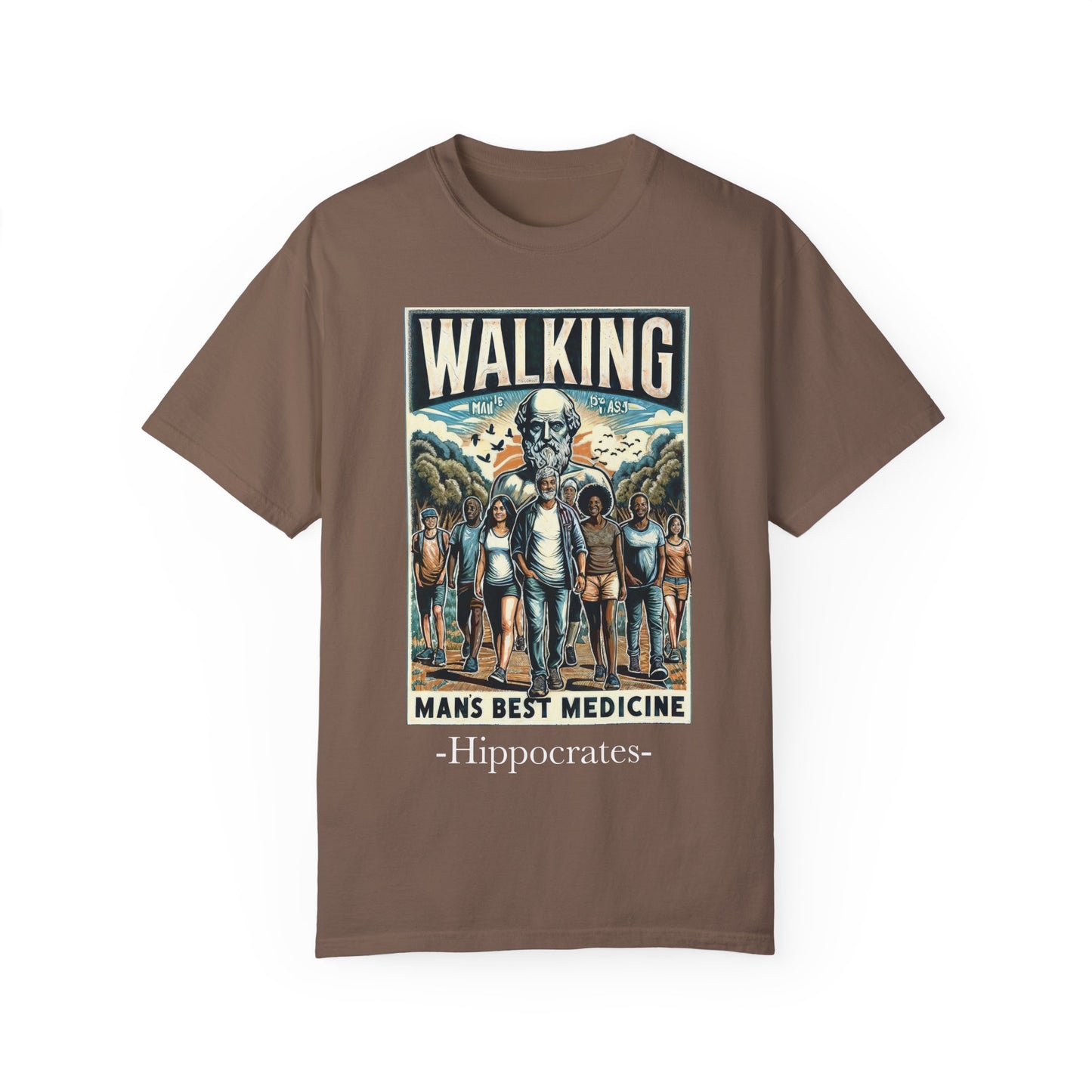 Walking: Man's Best Medicine Unisex T-Shirt
