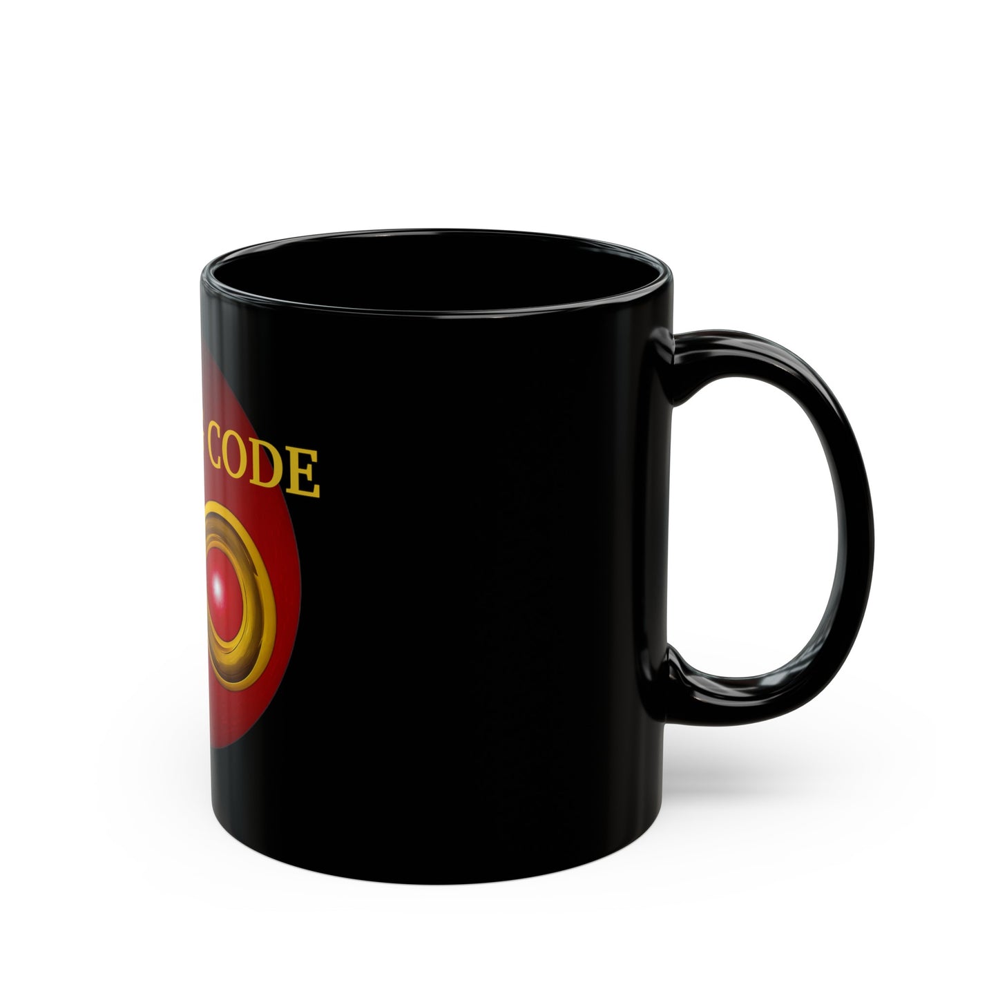The Walking Code Logo Black Mug (11oz, 15oz)