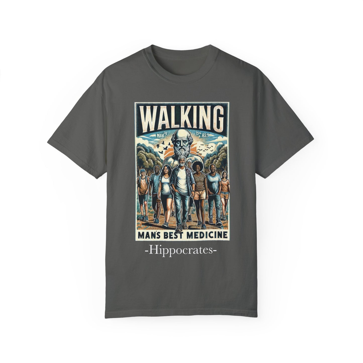 Walking: Man's Best Medicine Unisex T-Shirt