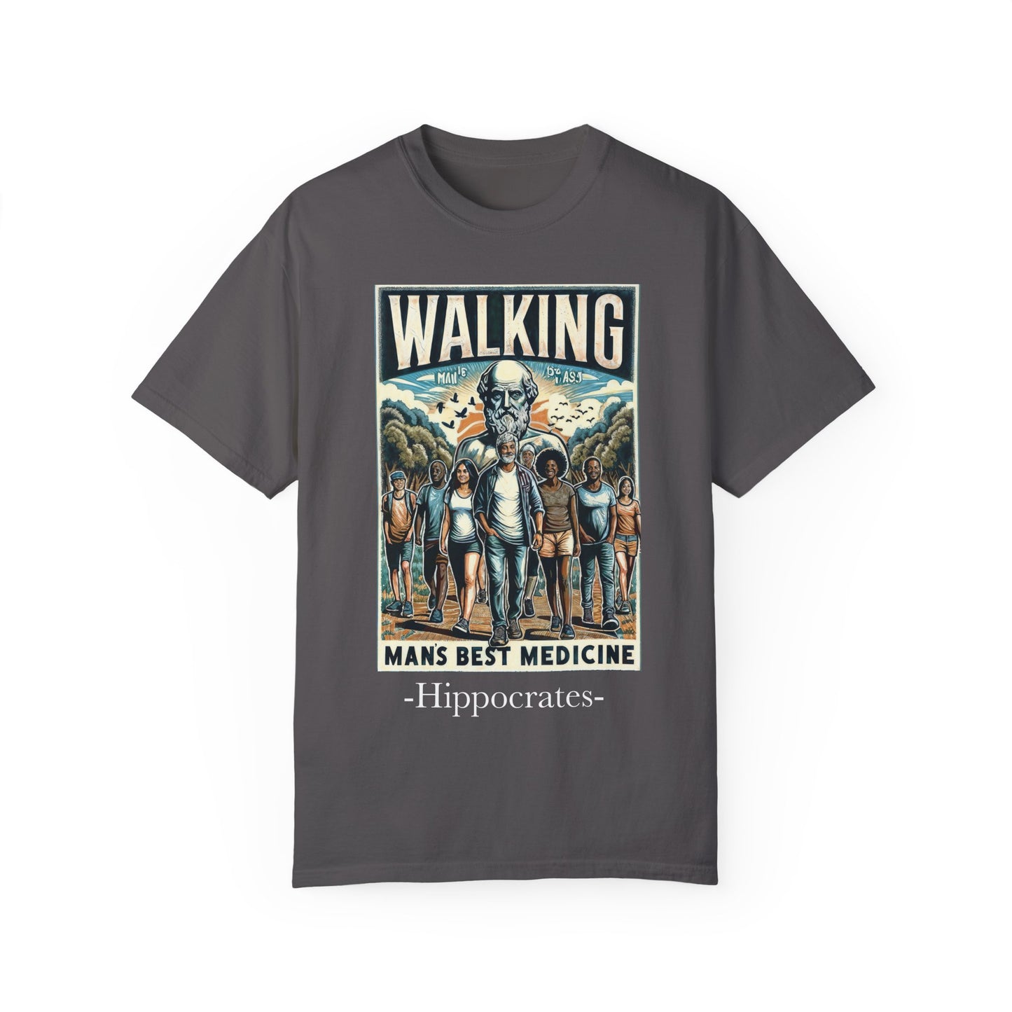 Walking: Man's Best Medicine Unisex T-Shirt