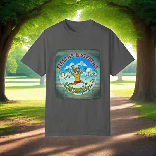 Fiestas and Siestas Unisex Garment-Dyed T-shirt