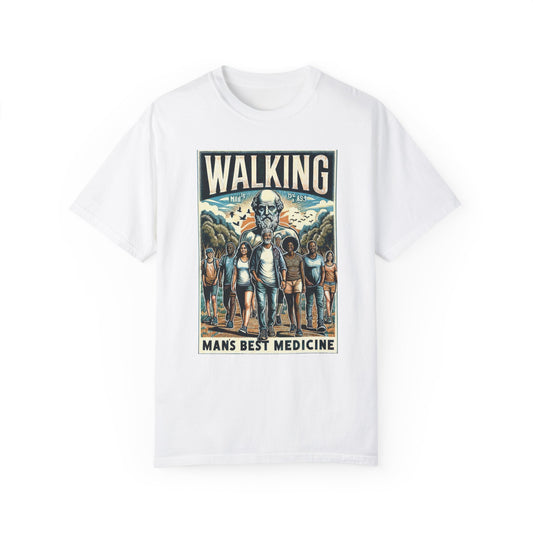 Walking: Man's Best Medicine Unisex T-Shirt