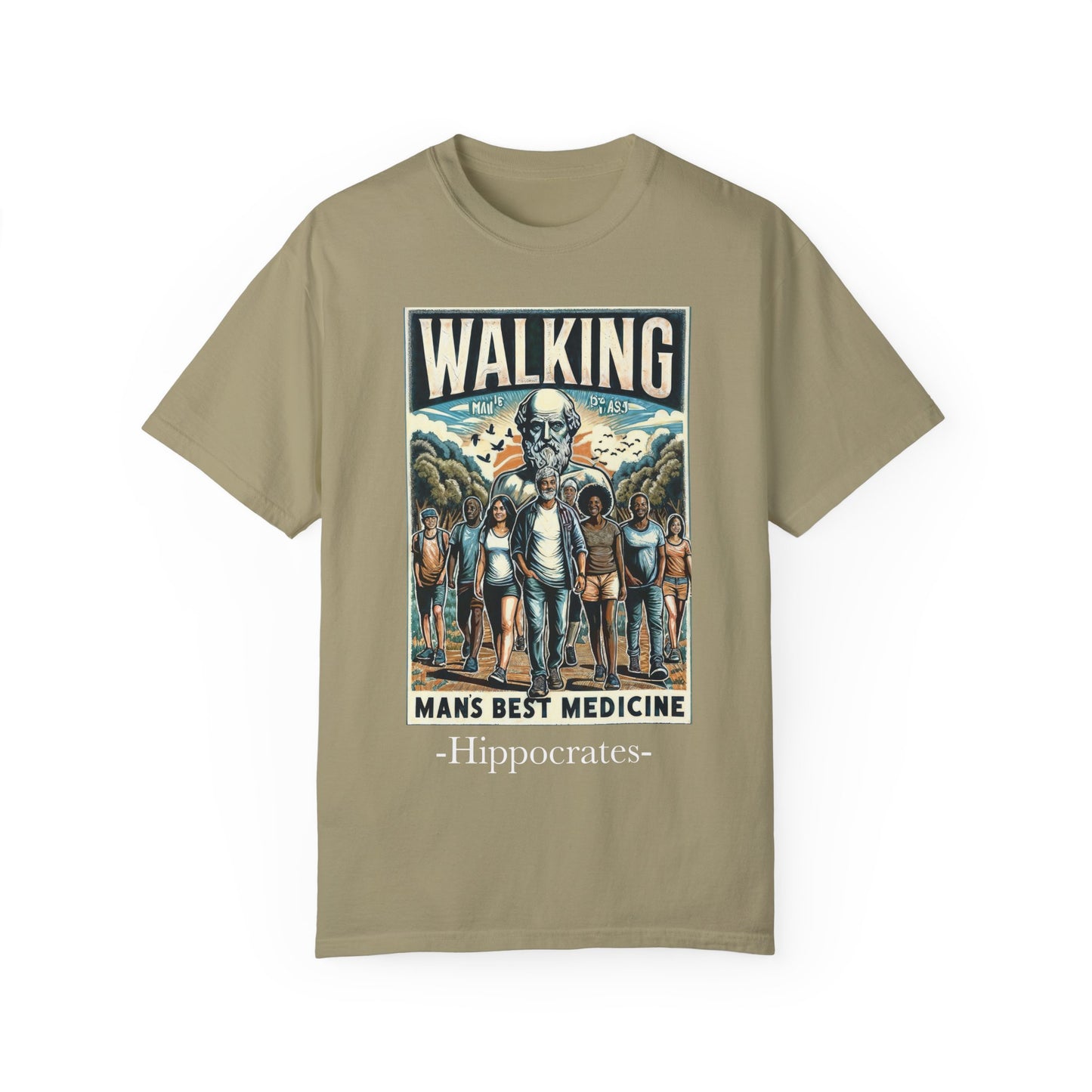 Walking: Man's Best Medicine Unisex T-Shirt