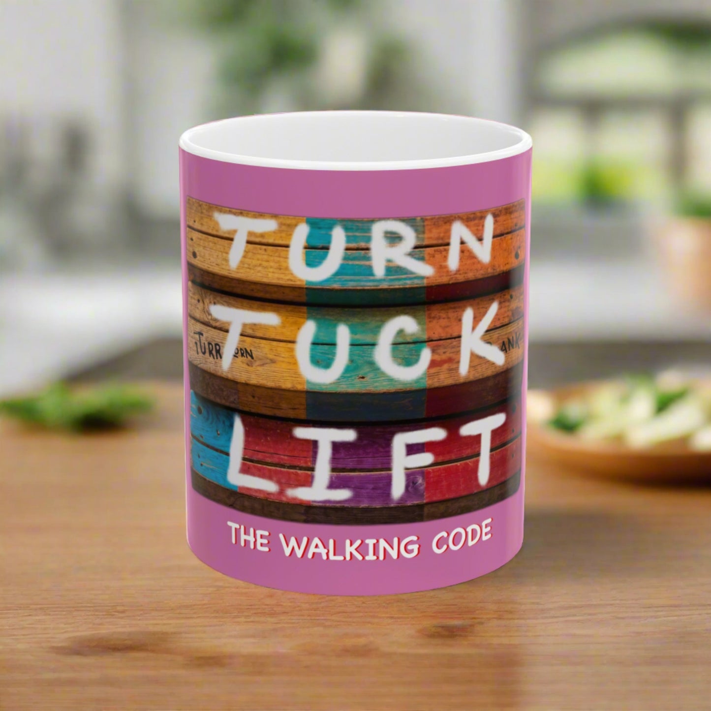 Turn Tuck Lift Ceramic Mug, (11oz, 15oz)