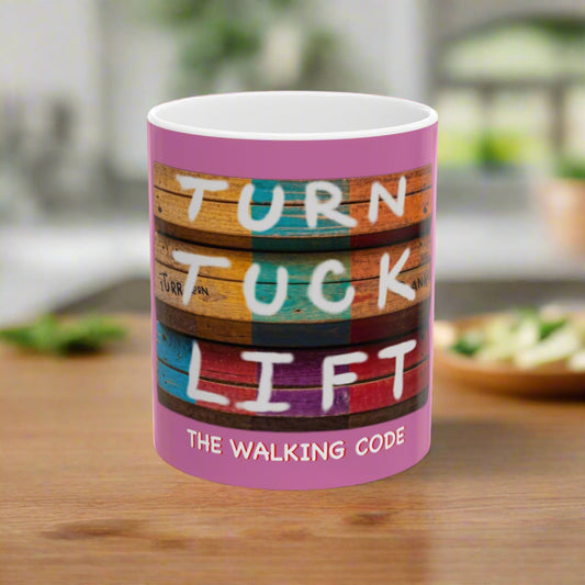Turn Tuck Lift Ceramic Mug, (11oz, 15oz)