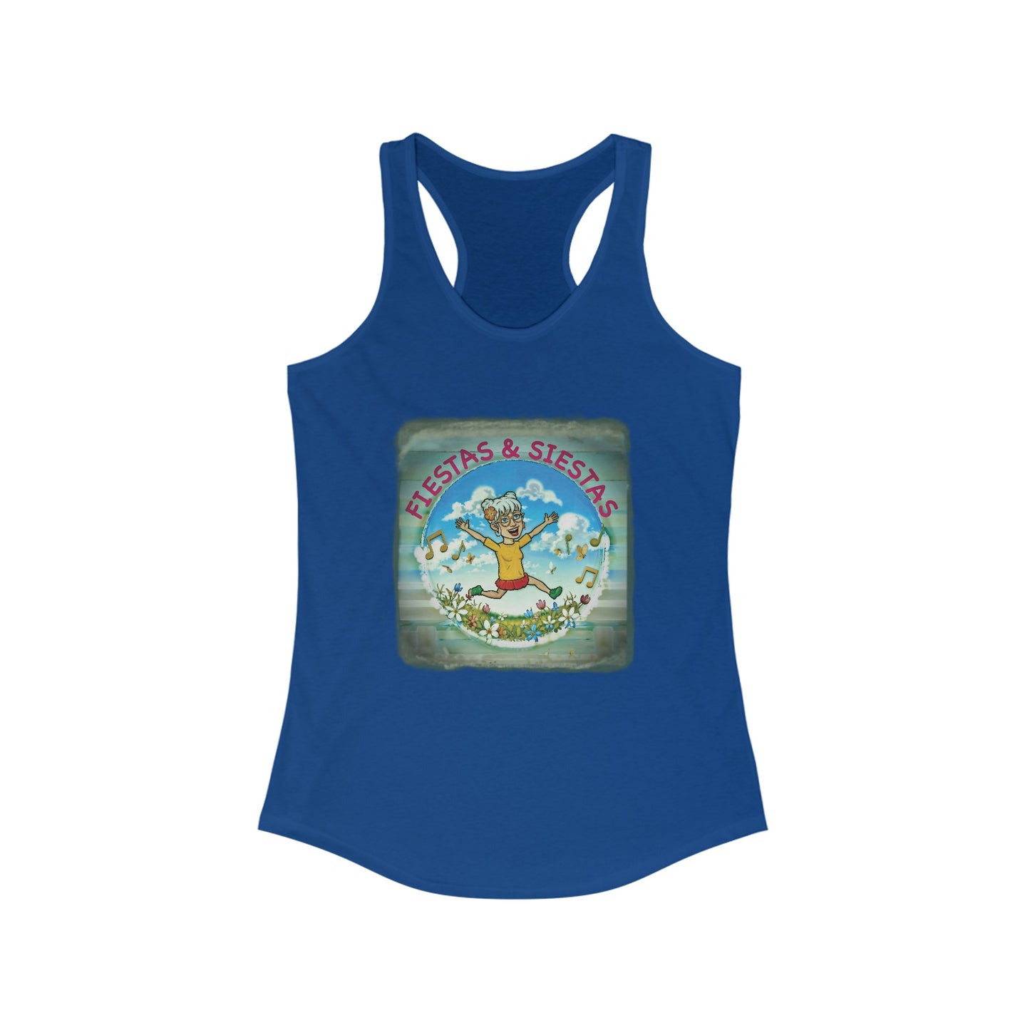 Fiestas and Siestas Women's Ideal Racerback Tank