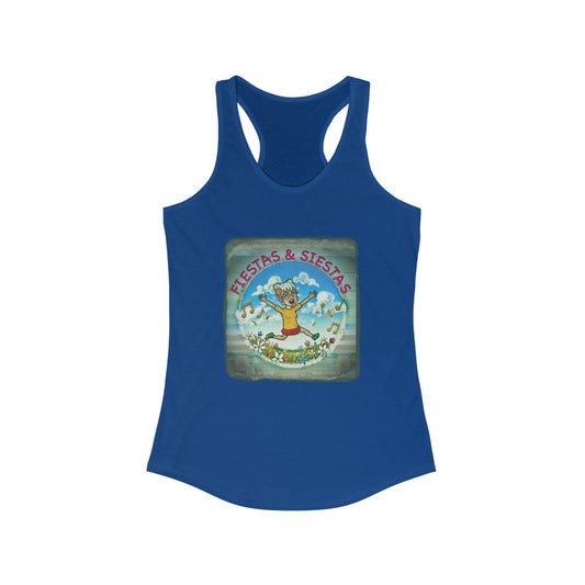Fiestas and Siestas Women's Ideal Racerback Tank