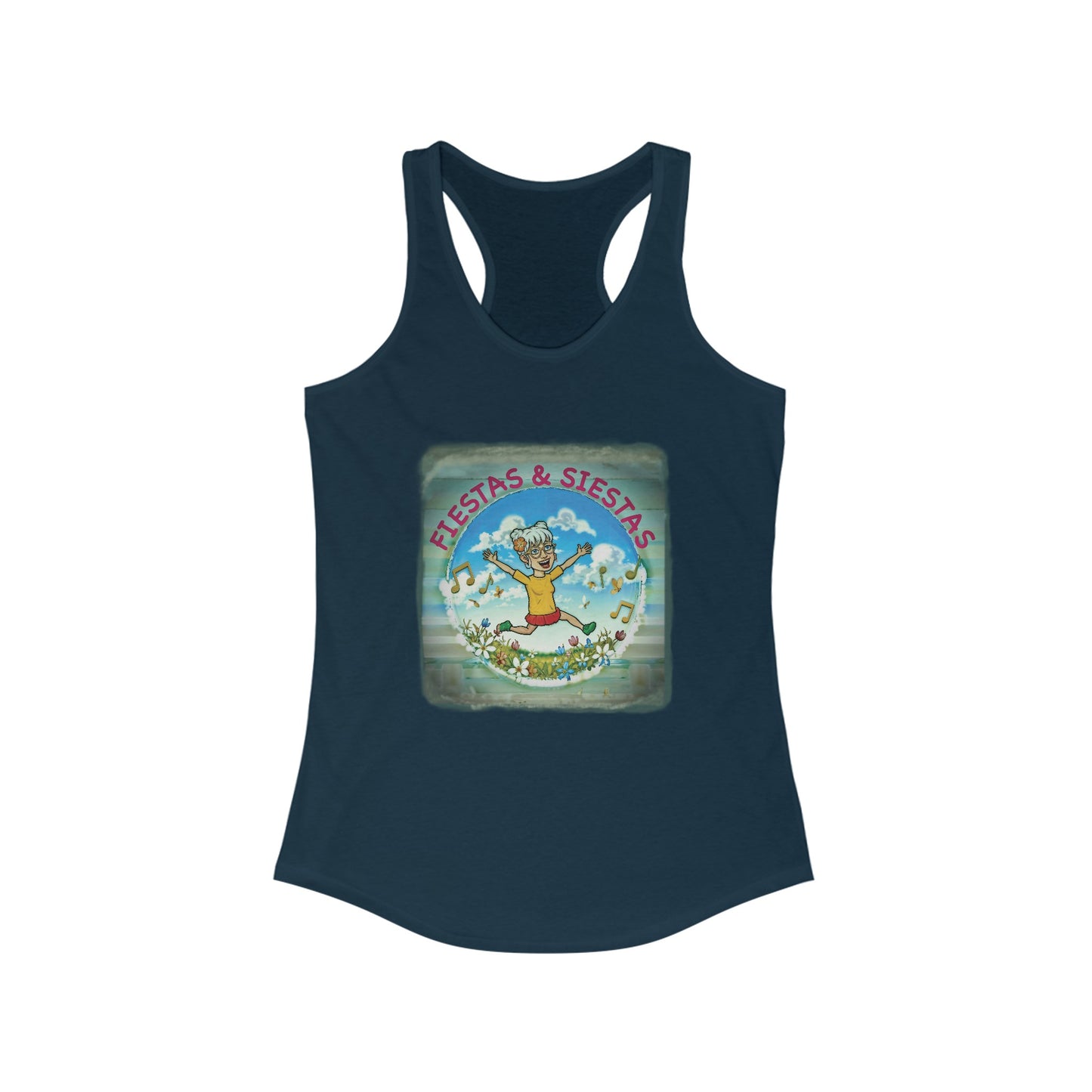 Fiestas and Siestas Women's Ideal Racerback Tank