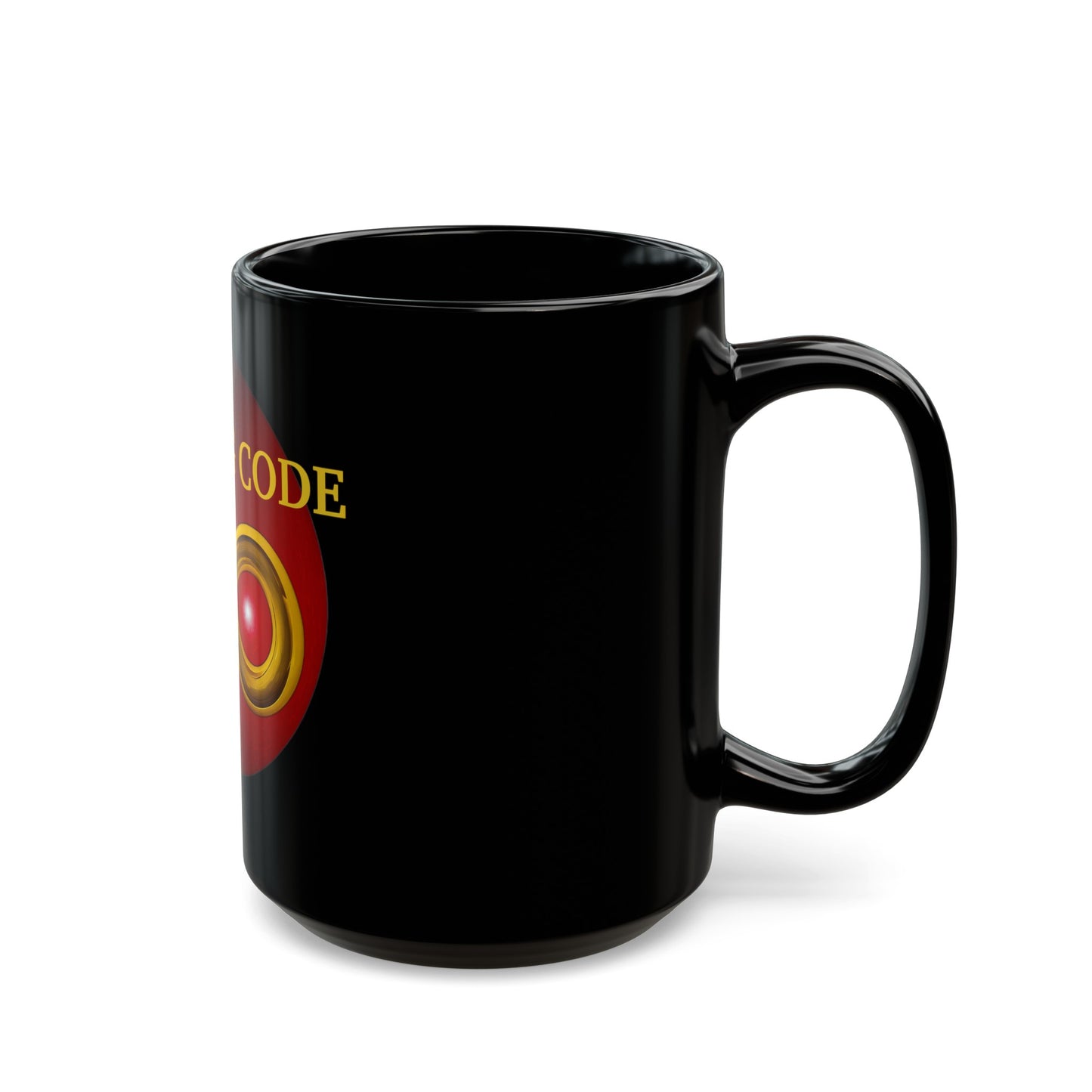 The Walking Code Logo Black Mug (11oz, 15oz)