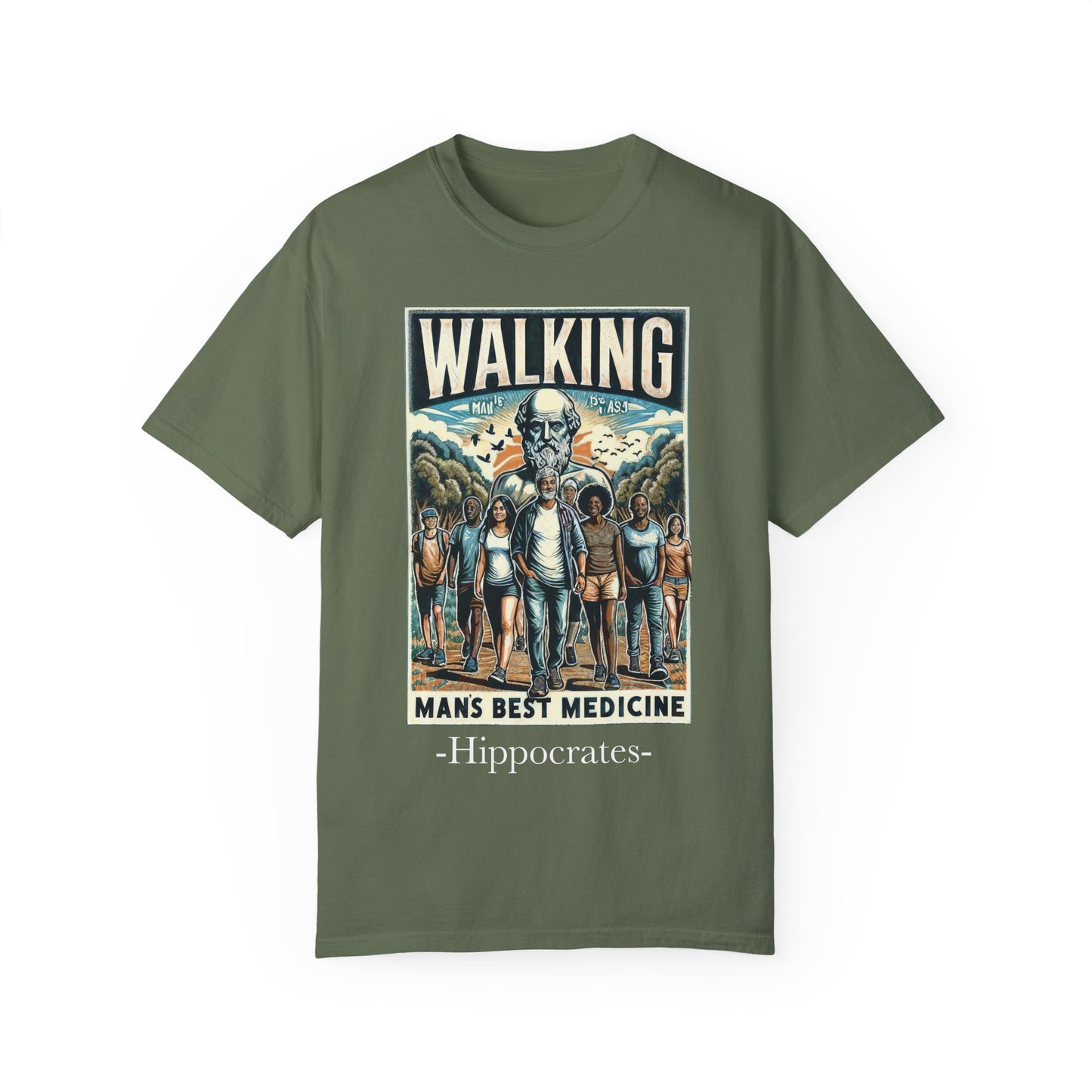 Walking: Man's Best Medicine Unisex T-Shirt