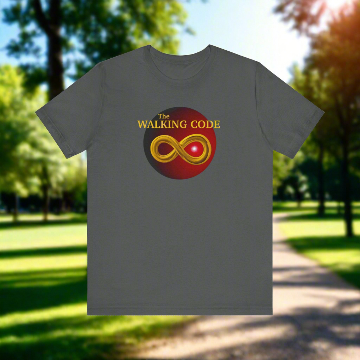 The Walking Code Logo Unisex Jersey Short Sleeve Tee