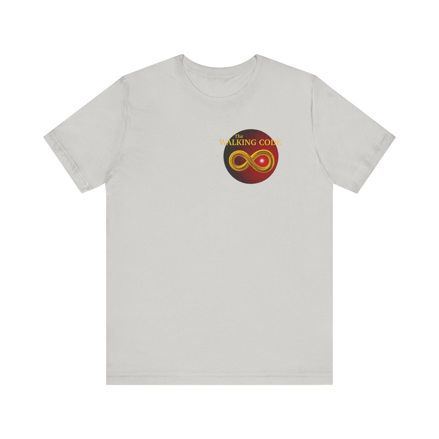 The Walking Code Logo Corner Unisex Jersey Short Sleeve Tee